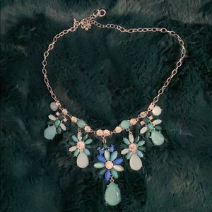 Charming Charlie Floral Statement Necklace